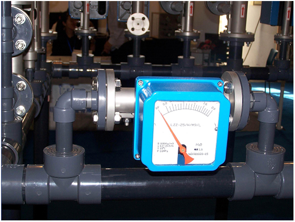金屬管浮子流量計(jì)工作現(xiàn)場圖